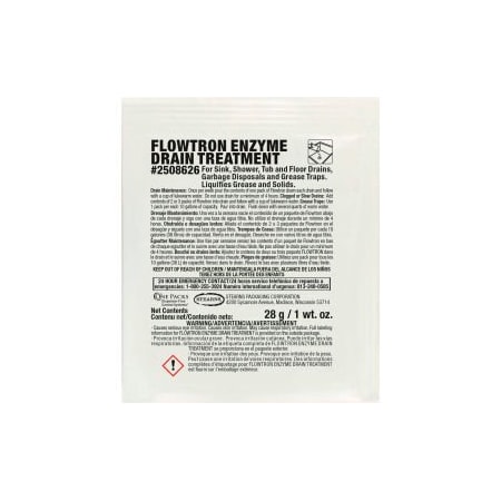 Stearns Packaging Corporation Stearns Flowtron Enzyme Drain Treatment - 1 oz Packs, 72 Packs/Case - 2508626 2508626